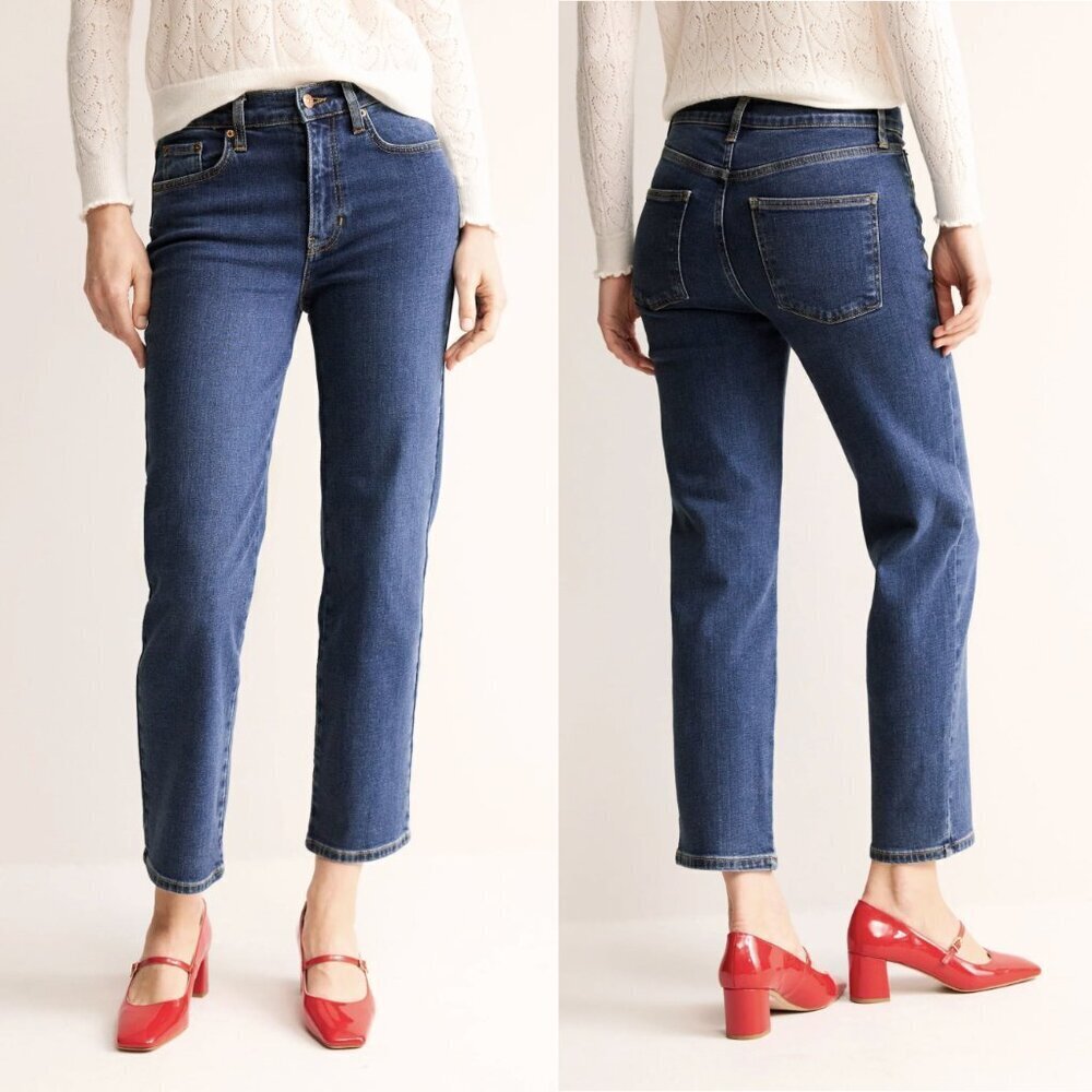 Boden Mid Rise Slim Leg Ankle Length Jeans, Mid Vintage Indigo Rinse, W27xL32